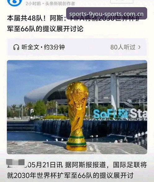 2030年世界杯扩军至66队深度评测：中国男足的破冰机遇全面体验报告